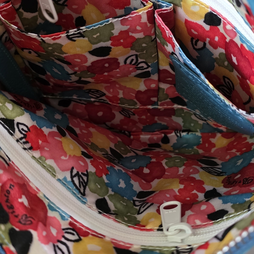 Brighton Teal and Blue Crossbody Bag - Picture 4 of 16